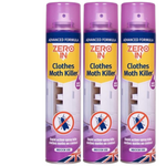 Zero In Clothes Moth Killer Surface Treatment Spray Solvent Free 300ml Or 500ml