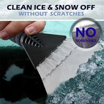 Bluecol Premium Car Windscreen Ice Scraper Frost Free Windshield De-Icer