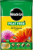 Miracle Gro All Purpose Peat Free Compost Soil Flower Beds Borders 10L Or Gloves