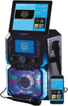 Daewoo Portable Bluetooth Karaoke Machine 5” LCD Screen Lights Songs Microphones