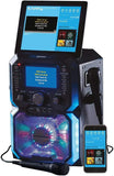 Daewoo Portable Bluetooth Karaoke Machine 5” LCD Screen Lights Songs Microphones