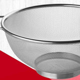 Stainless Steel Colander Food Strainer Basket With Handle Drain Water Rice Pasta