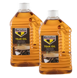 Bartoline Teak Oil Garden Wood Sealer Furniture Nourishes & Protects 1L 2L 4L 6L