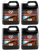 Bartoline Creocote Oil Based Timber Treatment Dark Brown Creosote 4L Multi Packs