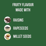 Honeyfield's Suet Block Fruity Flavour High Energy Wild Bird Food Pack 4 1.2kg