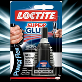 2 x Loctite Super Glue Power Flex Gel Control Flexible Non Drip Adhesive 3g