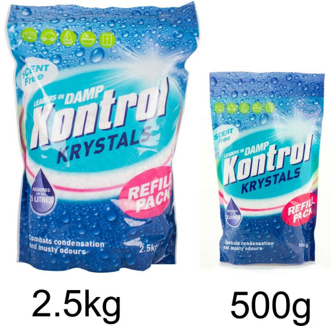 Kontrol Refill Moisture Trap Damp Mould Absorber Krystals Economic Pack Crystals