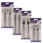 Sunnex Cook & Eat Polished Cutlery Sets - Forks Spoons, Dessert Soup , Teaspoons