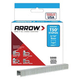 Arrow Staples T50 All Sizes 8mm 10mm 12mm Stapler Tacks Box Of 5000