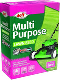 Doff Multi Purpose Lawn Grass Seed Hard Wearing With Procoat 20m2 Coverage 500g