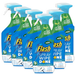 Flash Sparkling Bathroom Cleaner Spray Wipe Done 800ml White Blossom