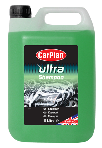 Carplan Ultra Car Shampoo Vehicle Cleaner Streak Free Finish Eliminates Dirt 5L