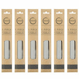 5pc Stainless Steel Straws & Brush Cleaner ENVO Sustainable Living Reuseable NEW