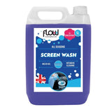 Flowchem Screen Wash All Seasons  UK Concentrate -5°C Temp Non Smear Blue Pink