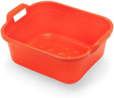 Addis Washing Up Bowl With 2 Handles Large Rectangular Dish Plastic 10L