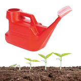 Ward Red Plastic Weed Control Garden Watering Can With Rose Indoor Outdoor 7L