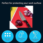 Colorful Chopping Board Cutting Vegetable Slicing Kitchen Plastic Meat Non Slip