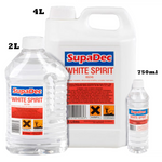 SupaDec White Spirit 2Litre Paint Thinner Brush Cleaner 750ml - 2L - 4L  375992