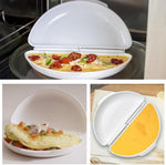 Microwave It Omelet Maker  Nonstick Easy Egg Food Cooker  Kitchen Aid Easy Clean