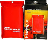 Large Fire Blanket Case Quick Release Home Kitchen Office Caravan 1m X 1m