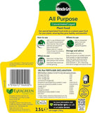 Miracle Gro All Purpose Concentrated Liquid Plant Food Feed Fertiliser 2.5Litre