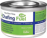 Zodiac Chafing Dish Fuel Gel Cans 3.5 Hour Non Toxic Catering Smokeless Buffet