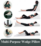 Large Bed Wedge Pillow Acid Reflux Orthopaedic Back Support Leg Elevation Foam