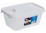 Plastic Storage Boxes With Lid Food Container Home Kitchen Office Box White