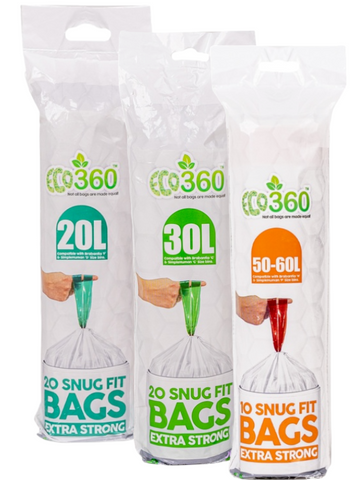 Bin Liners Brabantia Simple Human Compatible 20L 30L 50L-60L Easy Fitting Bags