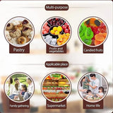 Nibbles Snack Tray 8 Section With Lid Plastic Crudites Nuts Party Food Snack Box