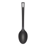 Chef Aid Nylon Solid Spoon Non-Stick Cooking Baking Kitchen Utensil - Black