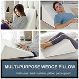 Large Bed Wedge Pillow Acid Reflux Orthopaedic Back Support Leg Elevation Foam