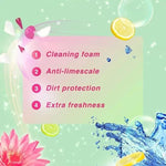 Bloo Colour Active Toilet Rim Block, Fresh Flower With Anti-limescale 3 x 50g