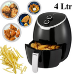 4L Tower Air Fryer Kitchen Oven Oil Free Low Fat Healthy Frying Cooker 1400W