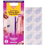 Zero In Demi-Diamond Clothes Moth Trap Twin Pack Replacement Sticker Refill