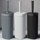 Blue Canyon Lace Design Toilet Brush And Holder Set Grey Black White