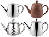 Café Ole Premium Teaware TeaPots With Hollow Handle - Select from Sizes & Finish