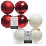 Kaemingk 4pcs Christmas Decor Baubles Tree Xmas Balls Party Wedding Ornament