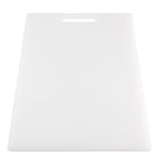 White Large Chopping Board Baking Kitchen Plastic Cutting Board Strong 35 x 25cm