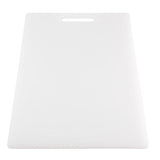 White Large Chopping Board Baking Kitchen Plastic Cutting Board Strong 35 x 25cm