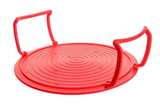 Microwave Oven Tray Folding Microwave Plate Holder Food Splatter Cover Stacker