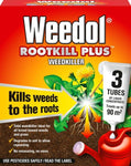 Weedol Rootkill Plus Liquidose Weed killer Path And Patio Kill 3 Tubes- 18 Tubes