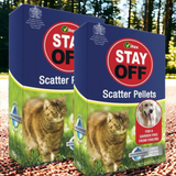 2 x Cat Repellent Vitax Stay Off Was Scent Off Pellet Dog Repellent 55g