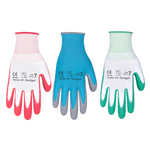 Gardening Gloves Safety Protective Garden Work Latex Coated Ladies Men ONE SIZE