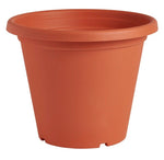 Clever Round Plastic Pots Garden Plant Growing Weather Resistant 30cm Terracotta