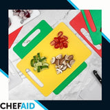 Colorful Chopping Board Cutting Vegetable Slicing Kitchen Plastic Meat Non Slip