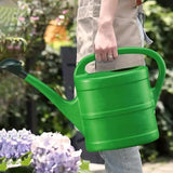 Green & Home Essential Plastic Watering Can For Indoor Outdoor Plants 10L Green