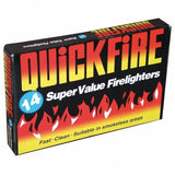 Fire Lighters Long Burning Firelighters QuickFire Flame Fast Oven Barbecue BBQ 