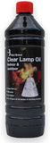 Bird Brand Clear Lamp Oil 1L x3  Indoor & Outdoor Includes KasaBona Safety Match