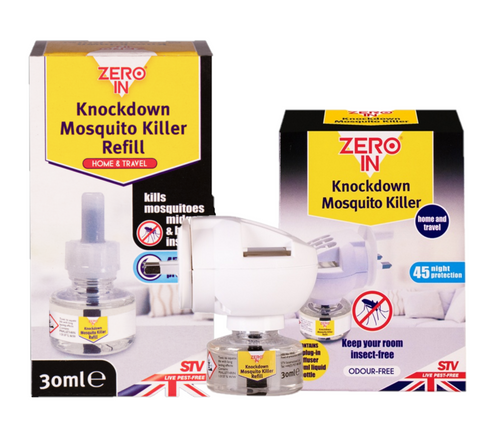 STV Zero In Mosquito Plug in Mosquito Repellent Kills Refill Insect Flies Killer